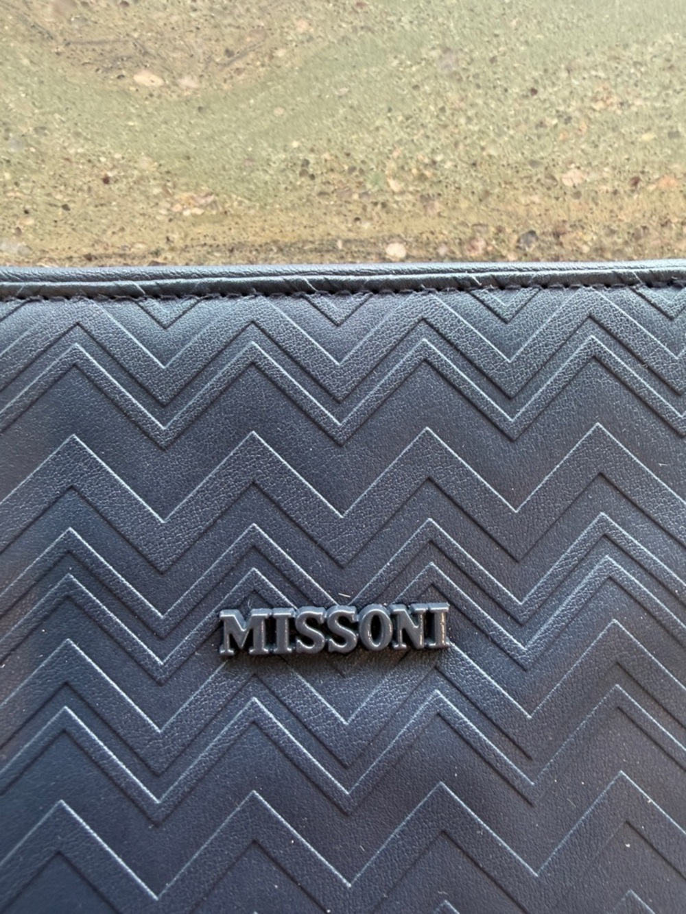Missoni Navy Quilted Travel Cosmetic Case with Makeup - Picture 9 of 9